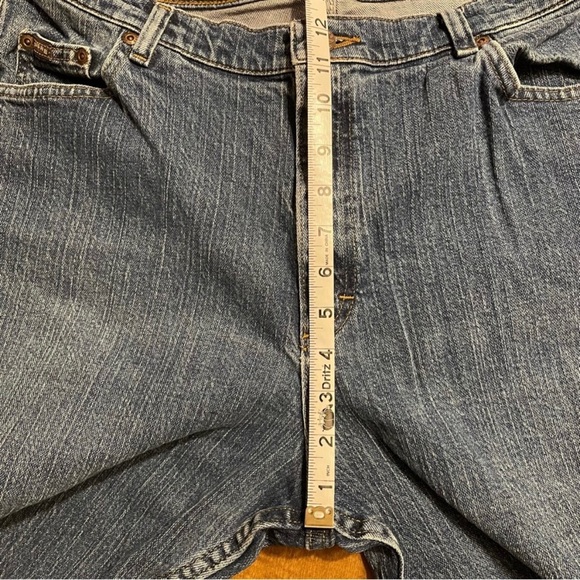 Riders Women’s Blue Stretch Denim Straight Leg High Waist Jeans Size 18 - Picture 7 of 9